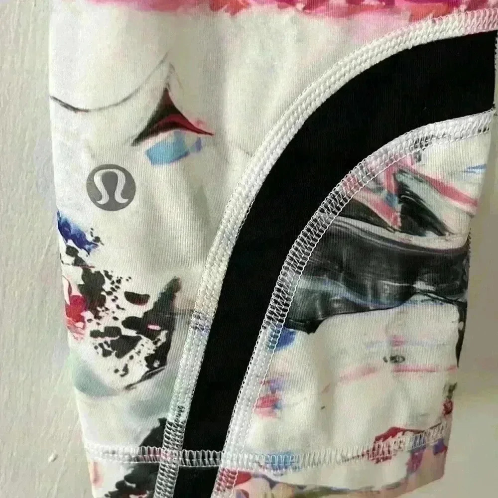 Lululemon pigment wave marble multicolor leggings - Picture 4 of 9
